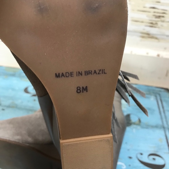 Steve Madden Mohavee Leather Suede Fringe Boots - Picture 6 of 14